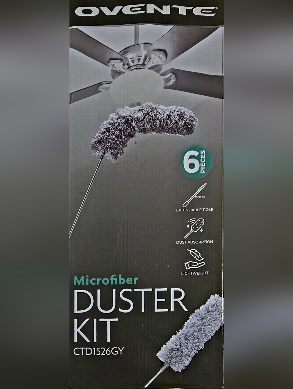 Ovente Microfiber Duster Kit